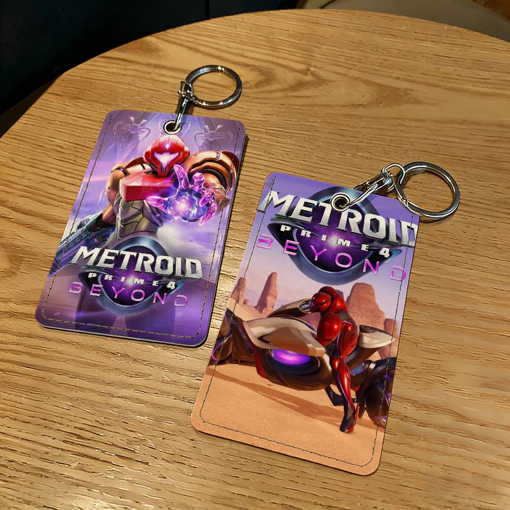 Card Index Box - Game M-Metroid P-Prime-S 4-kaarthouder sleutelhanger sleutelhanger