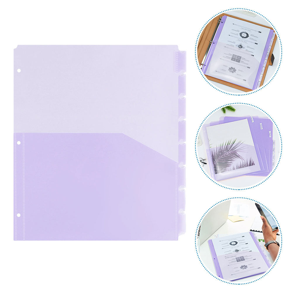 Tab Divider A4 - 2 sets A4 plastic ringbanden met