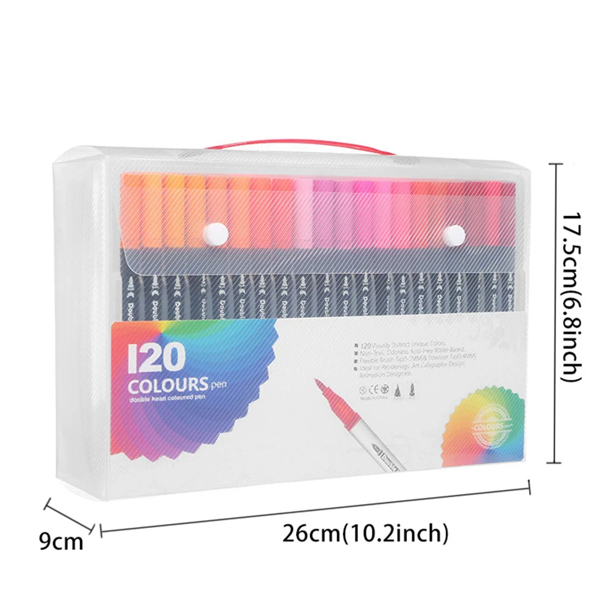 12-120 Kleuren Markers Set Dua - Correction Pen Fine recensie en prijs