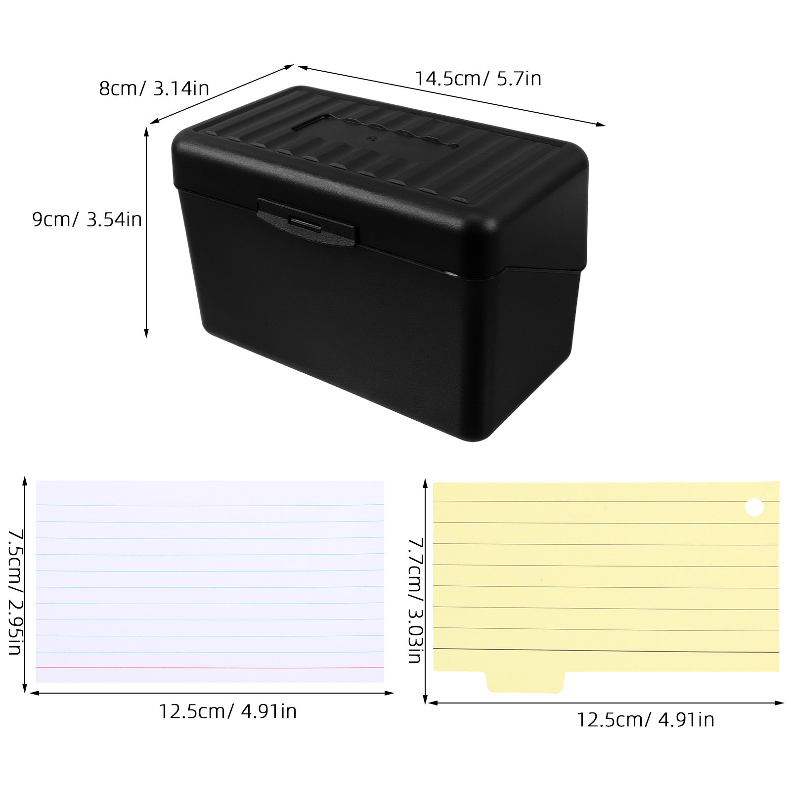 1Set Indexkaarthouder Organize - Card Index Box recensie en prijs
