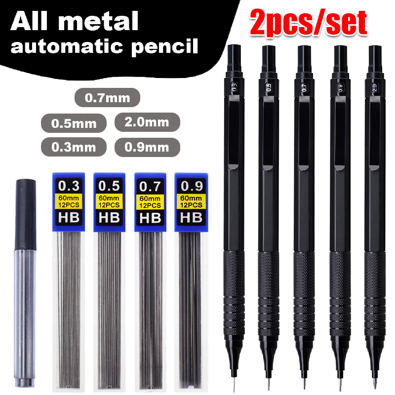 Zwarte metalen mechanische pot - Mechanical Pencil 0.3 recensie en prijs