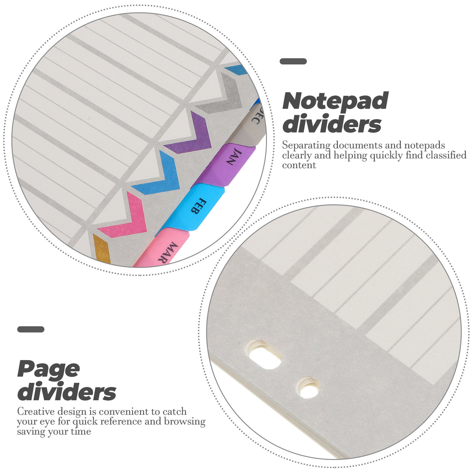 12 vellen indexbladen, afneemb - Tab Divider A4 recensie en prijs