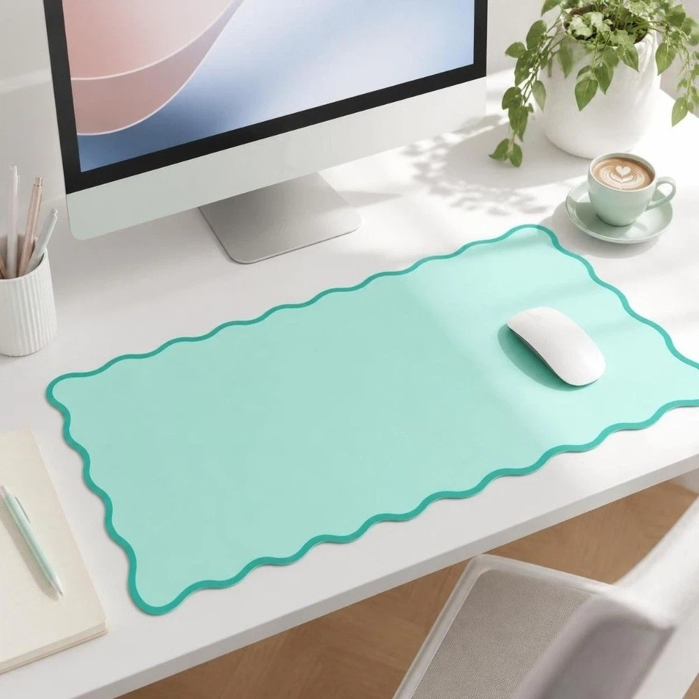 Zoete PU-lederen bureau-onderl - Leather Desk Pad recensie en prijs