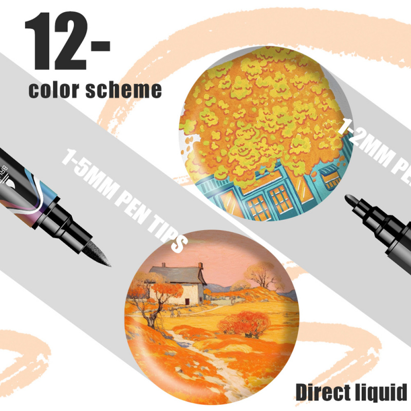 Acrylverfstiften, Dual tips Br - Correction Pen Fine recensie en prijs
