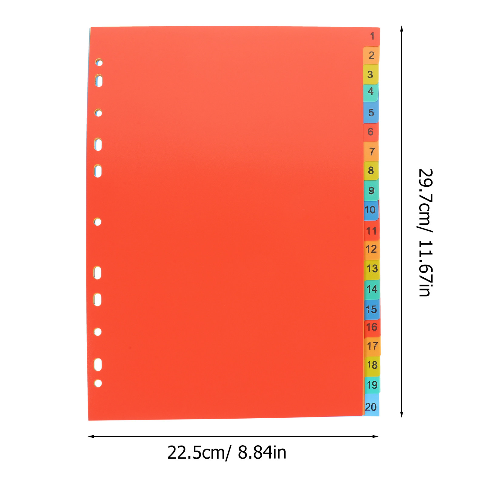 20 vellen A4 indexverdelers va - Tab Divider A4 recensie en prijs