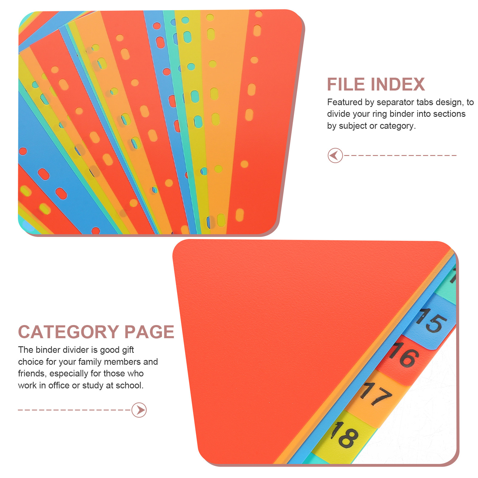 20 vellen A4 indexverdelers va - Tab Divider A4 recensie en prijs