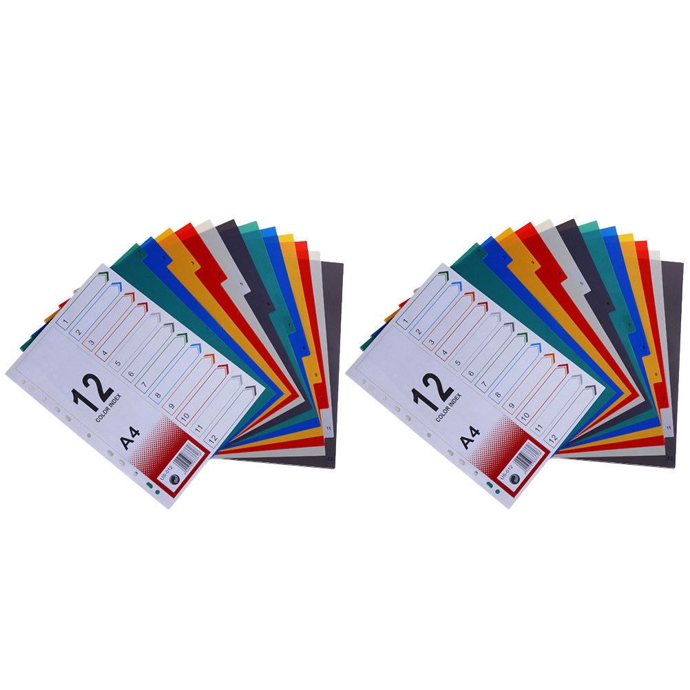 2 stuks indexpapier navullinge - Tab Divider A4 recensie en prijs