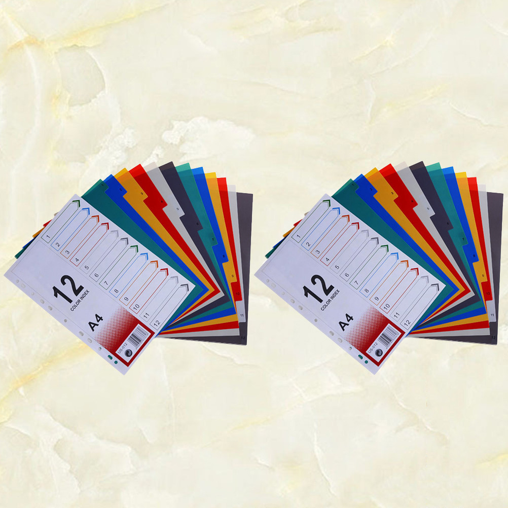 2 stuks indexpapier navullinge - Tab Divider A4 recensie en prijs