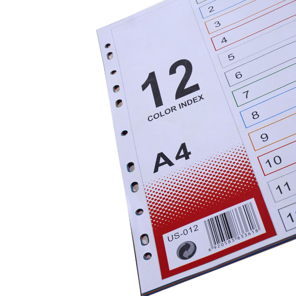 2 stuks indexpapier navullinge - Tab Divider A4 recensie en prijs