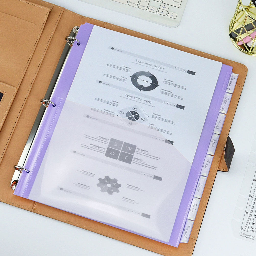 2 sets A4 plastic ringbanden m - Tab Divider A4 recensie en prijs