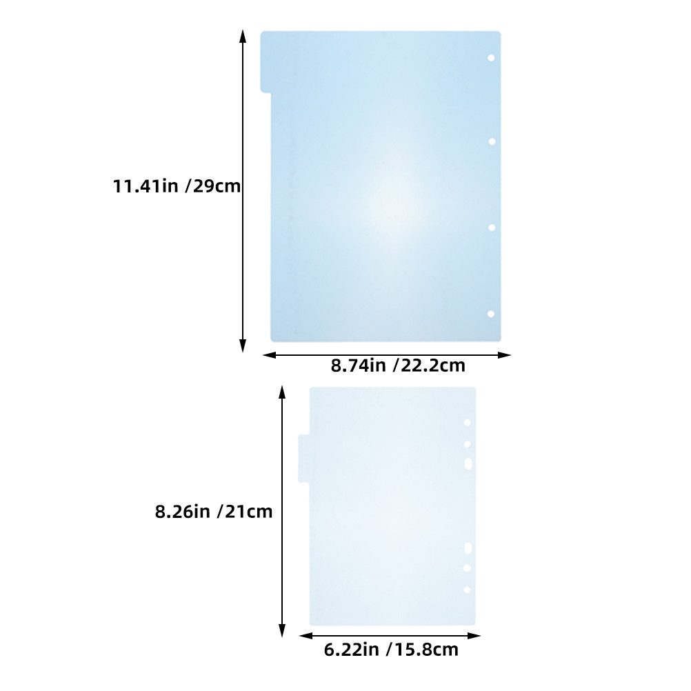 1 Set Binder Dividers Plastic  - Tab Divider A4 recensie en prijs