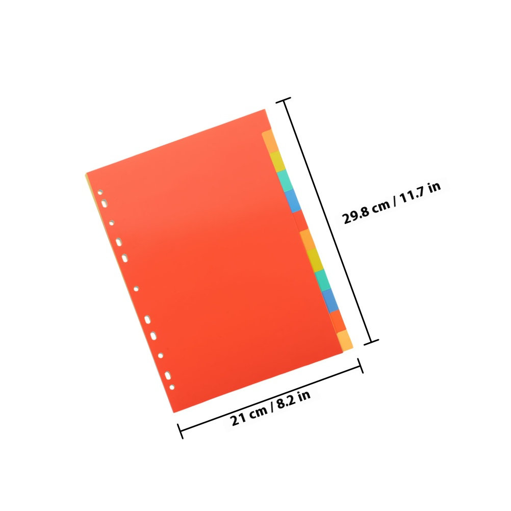 PVC-scheidingsbladen met besch - Tab Divider A4 recensie en prijs