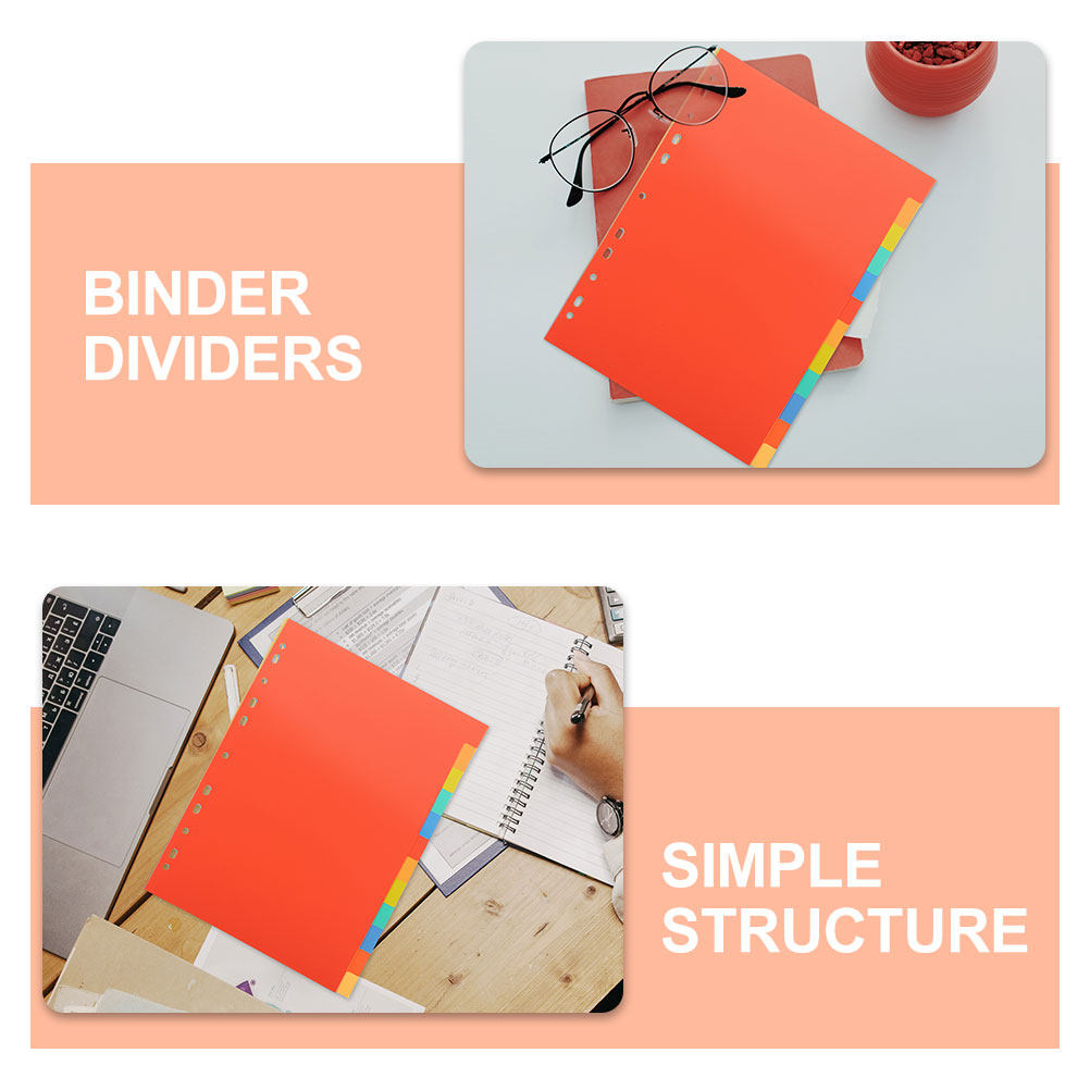 PVC-scheidingsbladen met besch - Tab Divider A4 recensie en prijs