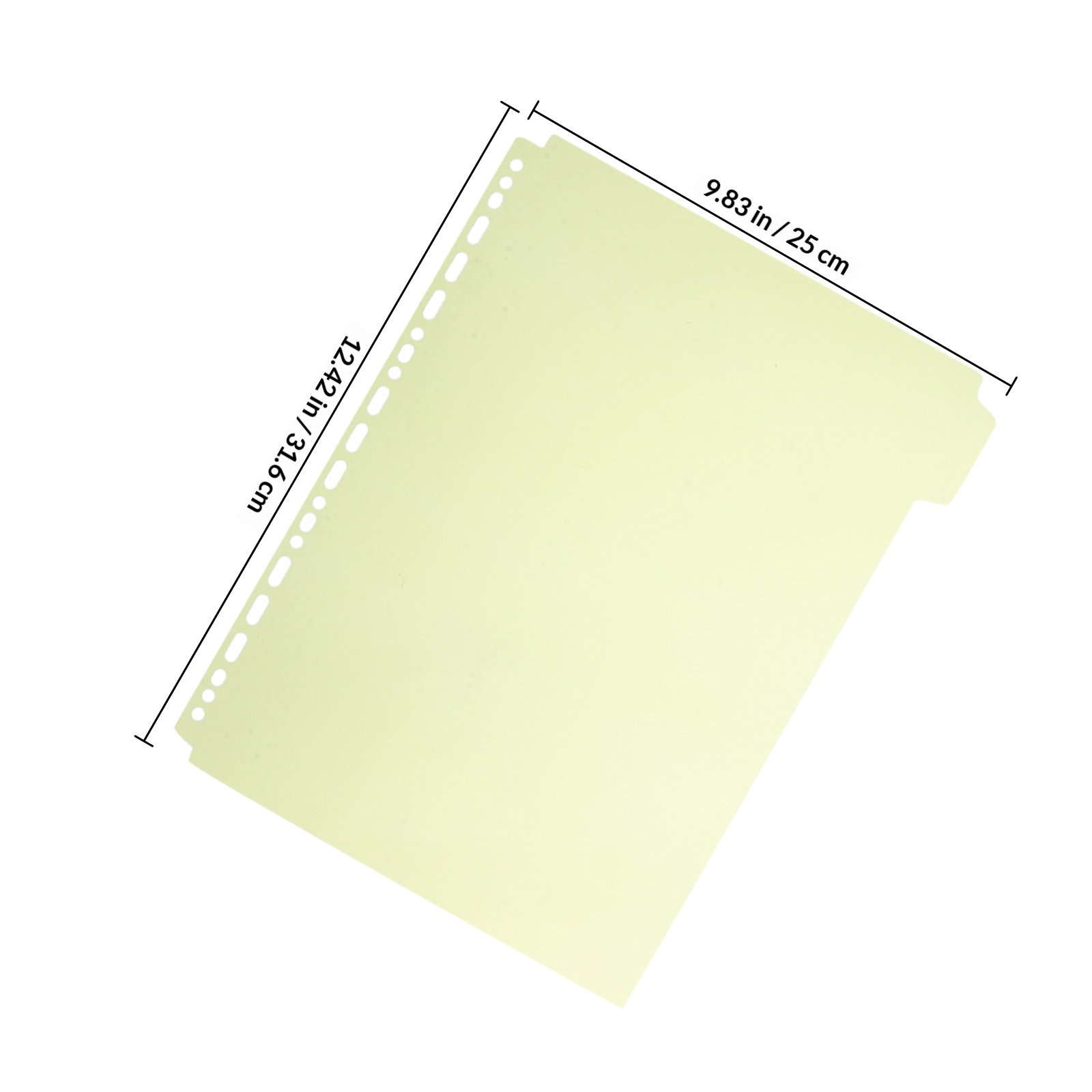 6 stuks plastic tabbladen voor - Tab Divider A4 recensie en prijs
