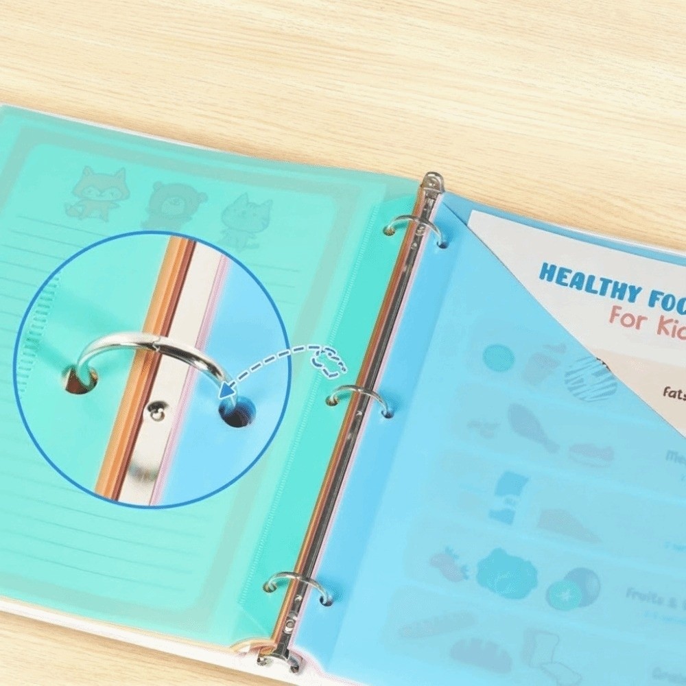 8 stuks A4 Pastelkleurige Ring - Tab Divider A4 recensie en prijs